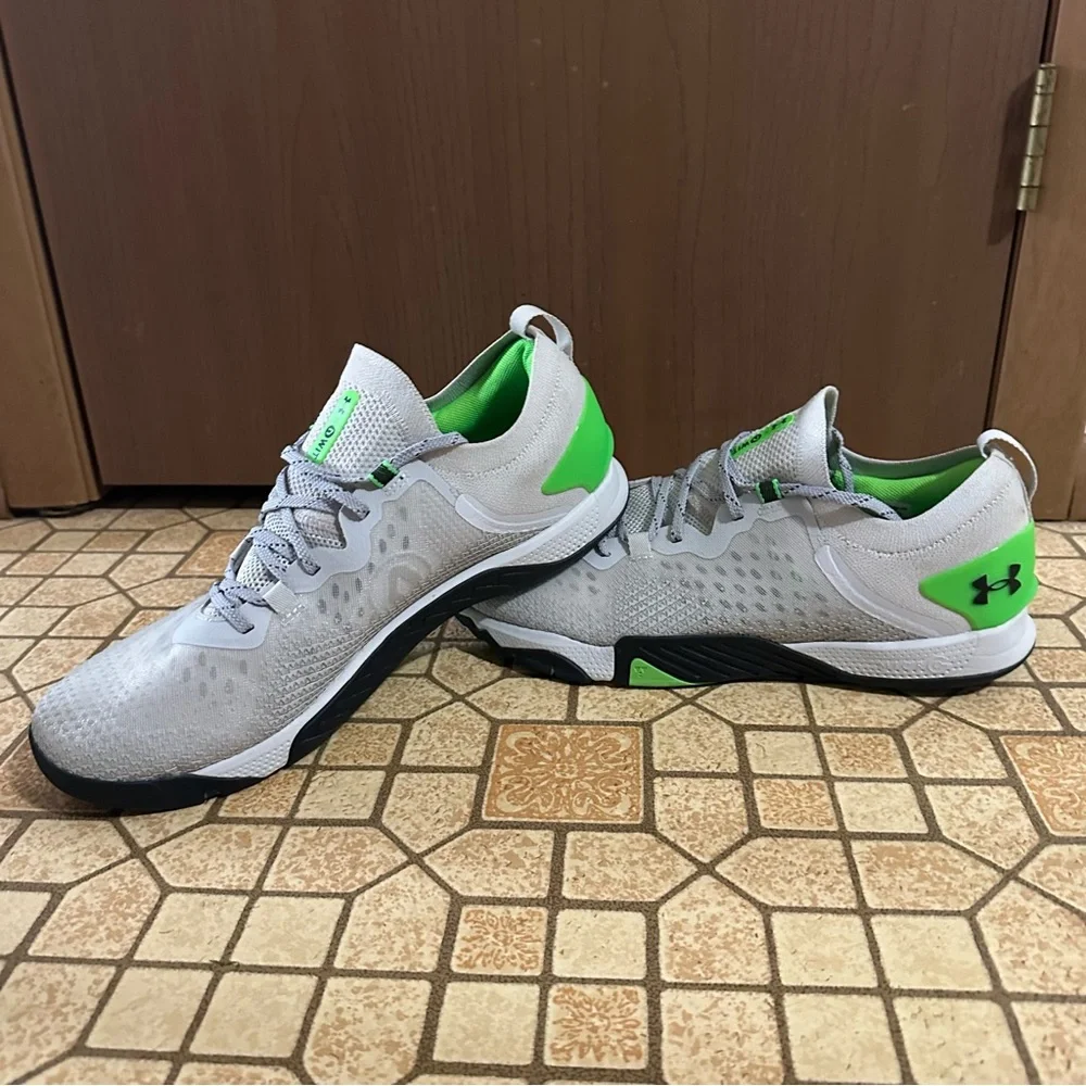 Under Armour Mens TriBase Reign 3 NM Training Shoes Concrete 3024701 101 Sz 11.5